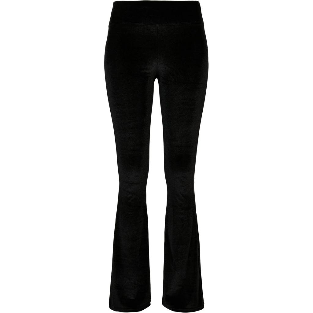 Urban Classics Womens/Ladies Velvet High Waist Bootcut Leggings