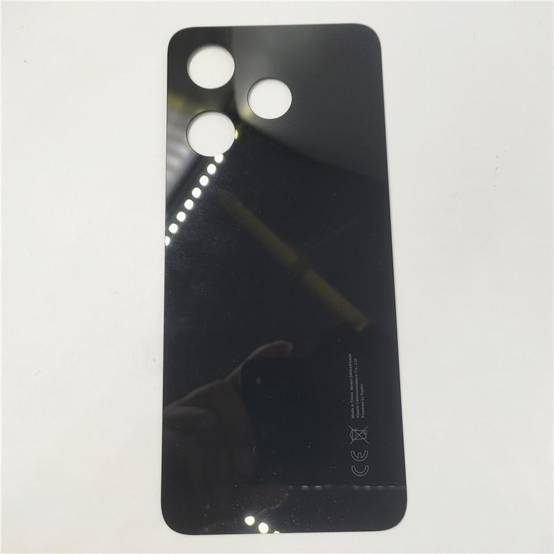 Для Xiaomi Redmi 13 4G Стеклянная задняя крышка аккумулятора Панель задней двери Задний корпус Замена