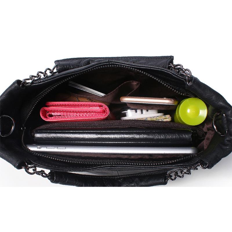 Сумки из натуральной кожи для женщин Сумки через плечо Женская сумка-мессенджер Модная сумка-тоут