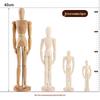 12" Flexible Wooden Mannequin for Art Drawing - Movable Jointed Hand Puppet Model