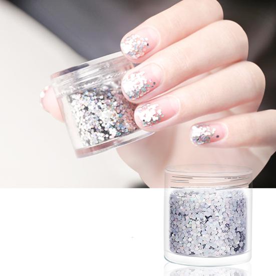 10g Nail Art Glitter Powder Holographic Sequins Manicure DIY Tools Laser Pigment