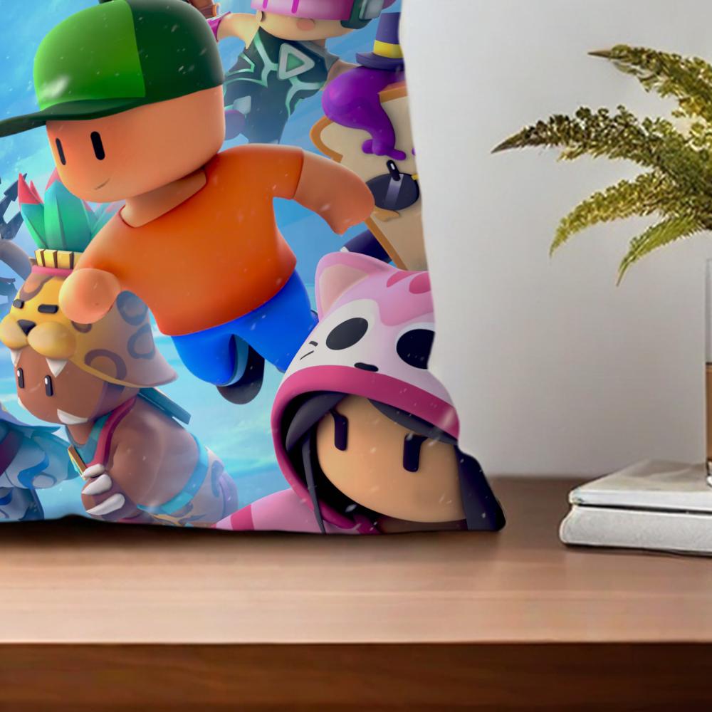 Игра S-Stumble G-Guys Милая наволочка Подушка Диван Принт Декор Комната Дом Офис Кофейня Автомобиль Скандинавская Простота