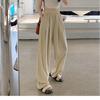 Summer Relax Fit Широкие летние брюки со складками, тонкие