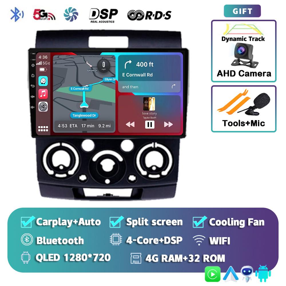 Android 14 автомобильное радио для Ford Everest Ranger Mazda BT50 BT-50 2006 2007 2008 - 2010 GPS мультимедиа видеоплеер головное устройство стерео