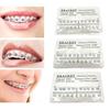 Mental Ultra Thin Oral Hygiene 3 Hooks Fake Braces Edgewise Dental Brackets Orthodontic Appliance