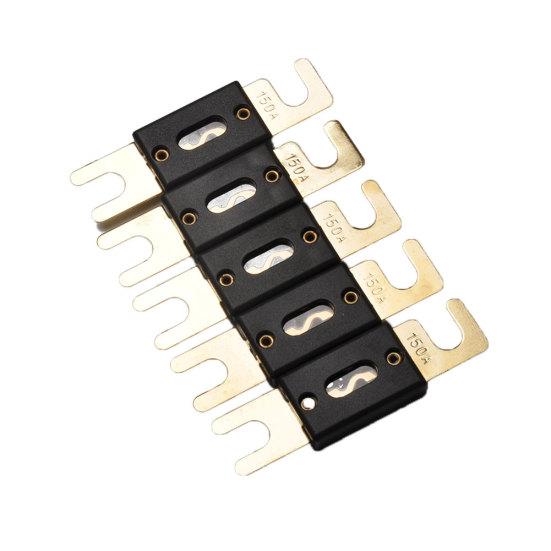 5Pcs Car Automotive Auto Audio Amp Amplifier Gold Plated 150/200/300A Anl Fuse