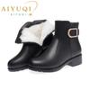 Fashion AIYUQI Ankle Boots Women 2025 New Large Size 41 42 43 Women Winter Boots Non-slip Genuine Leather Women Snow Boots