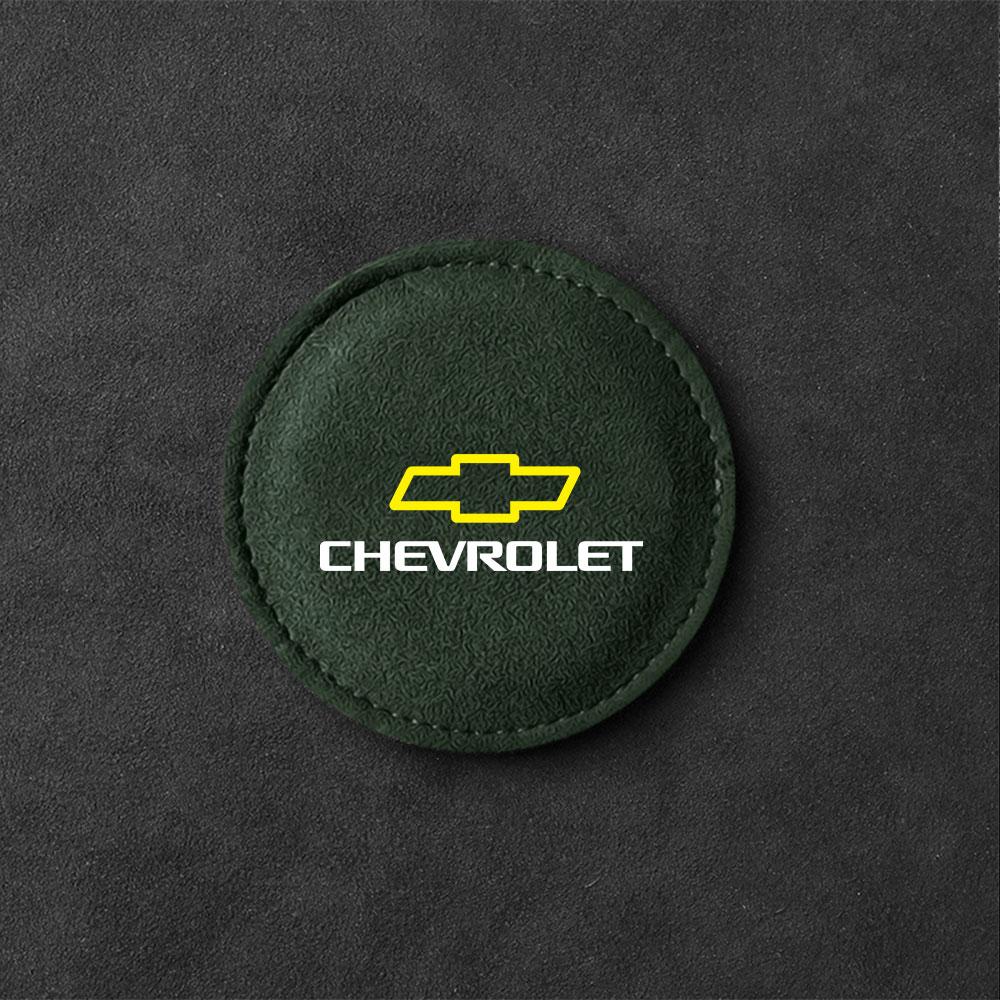 AABHI1 1/2Pcs Non-slip Mat Water Cup Slot Pad Car Coaster For Chevrolet Cruze Captiva Lacetti Aveo Malibu Trax Camaro Colorado Z71 Volt
