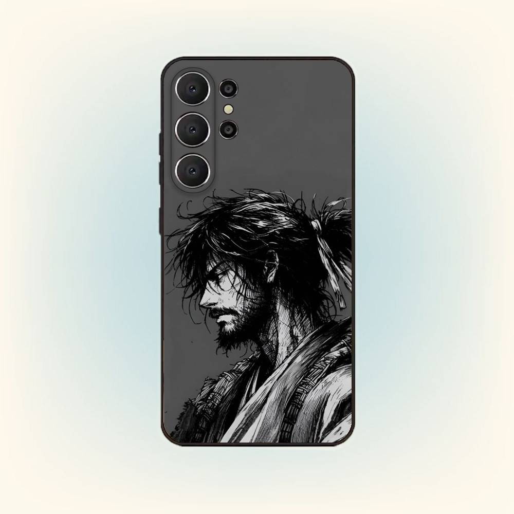 Чехол для телефона Vagabond M-Miyamoto M-Musashi для Samsung S26,S25,24,23,22,30,21,10,9,Ultra,Plus,Lite, Черный Мягкий Чехол