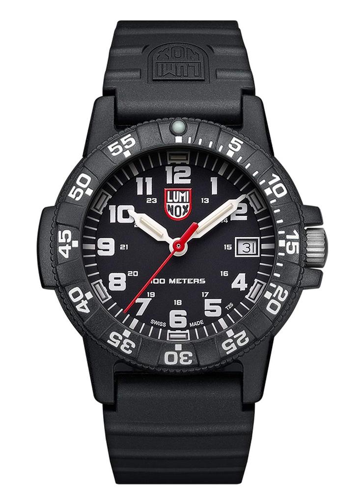 Luminox Водонепроницаемость Navy Seal Черный Легкий корпус Закаленное минеральное стекло Часы, Унисекс, (Серия XS.0301/0300) 100-метровый + +