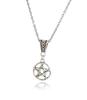 Star Necklace Small Silver Pentagram Star Five-pointed Five-pointed