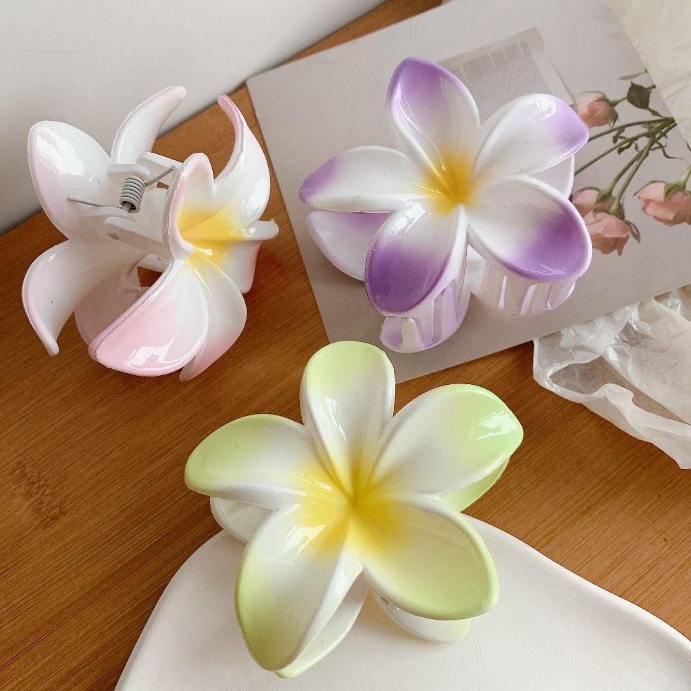 Plumeria Flower Shape Hairpins Bohemian Styling Hair Clip New Hair Claw  Summer