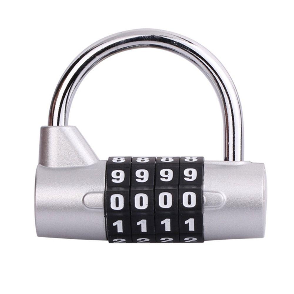 Suitcase Travel Gym Safety Coded Lock Dormitory Cabinet  Lock 4 Digit Password Lock Luggage Padlock