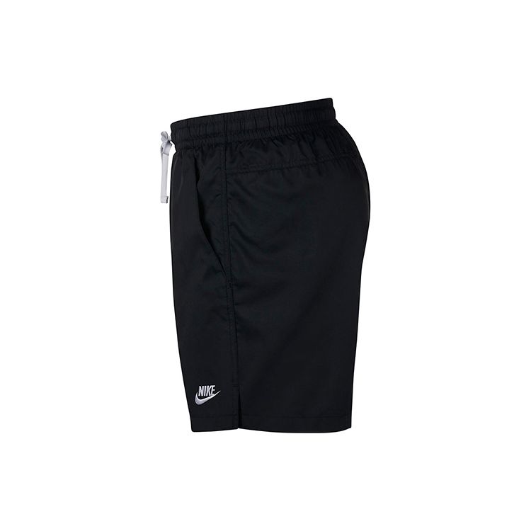 Nike Club Woven Flow Shorts Black/White Men Bottoms AR2382-010