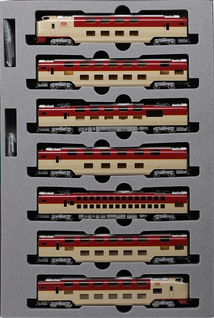 KATO N Gauge 285 Series 0 Sunrise Express Pantograph Expansion Formation Set Железнодорожная модель поезда 7-вагонный 10-1564