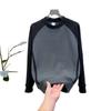 Men's Autumn Color Block Hoodie - Versatile, Trendy, Round Neck Streetwear Top  
