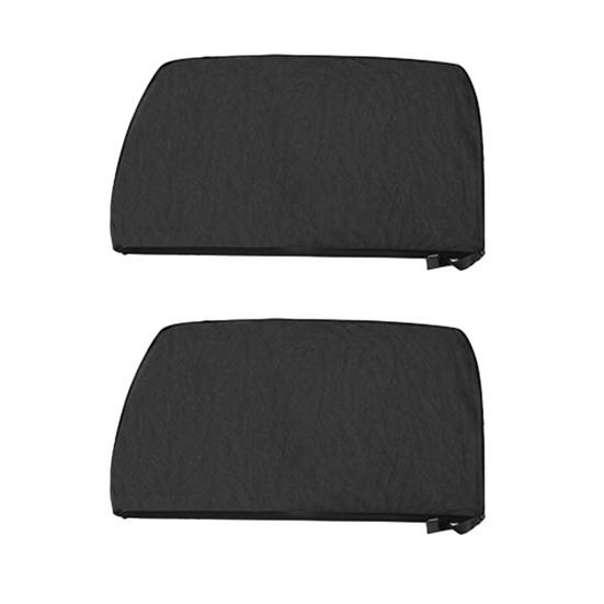 1 Pair Car Rear Window Sunshade UV Protect Shield Mesh Prevent Mosquito Sunshine Privacy Protection Elastic Folding Curtain for Most Vehicles Sedans