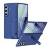 Чехол-книжка с шарниром для Samsung Galaxy Z Fold 7 6 5 4, с отсеком для стилуса S Pen, защитное стекло на экран