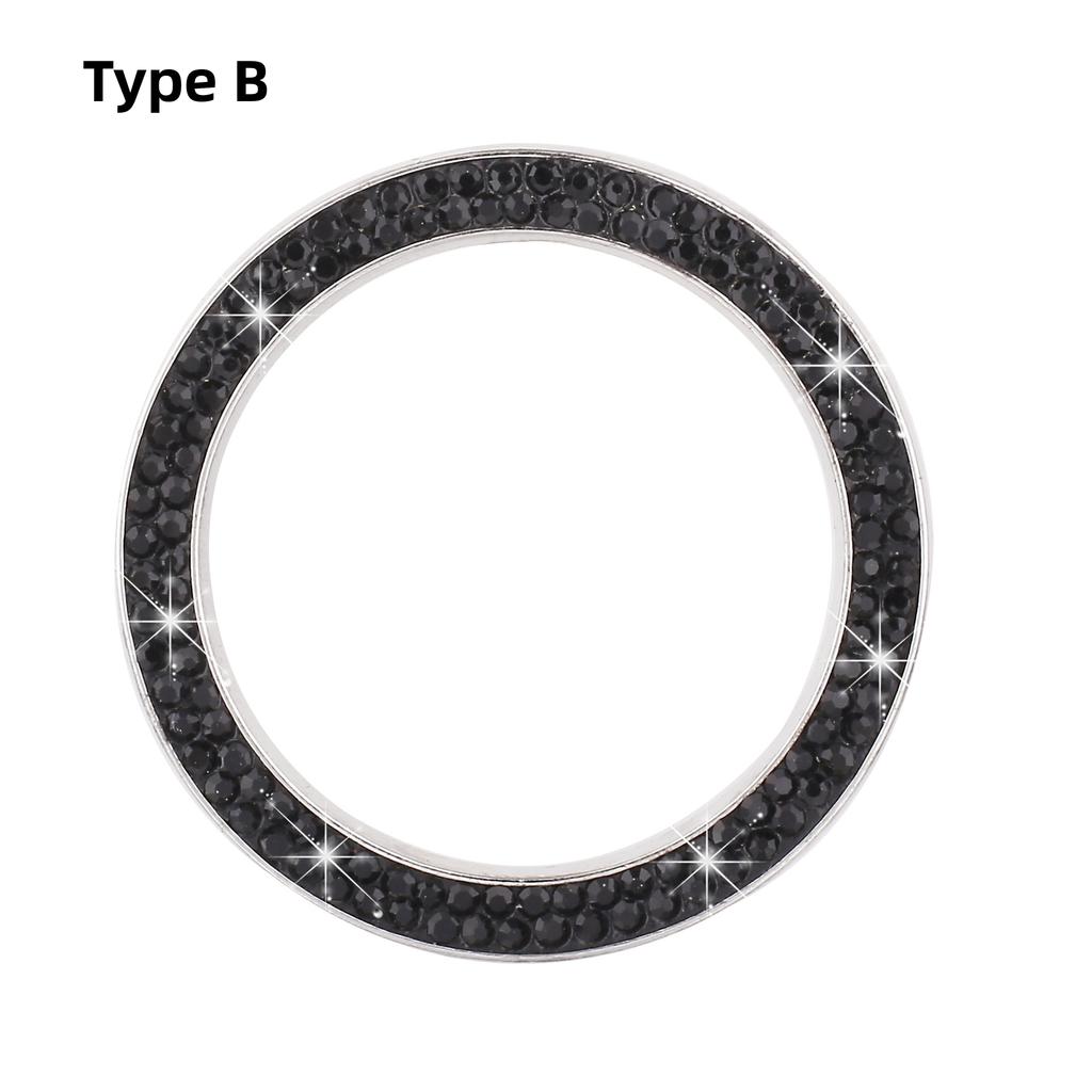 Crystal Engine Ignition Onekey Start Stop кнопочный переключатель защитный чехол Bling Girls автомобильные аксессуары Декор салона автомобиля