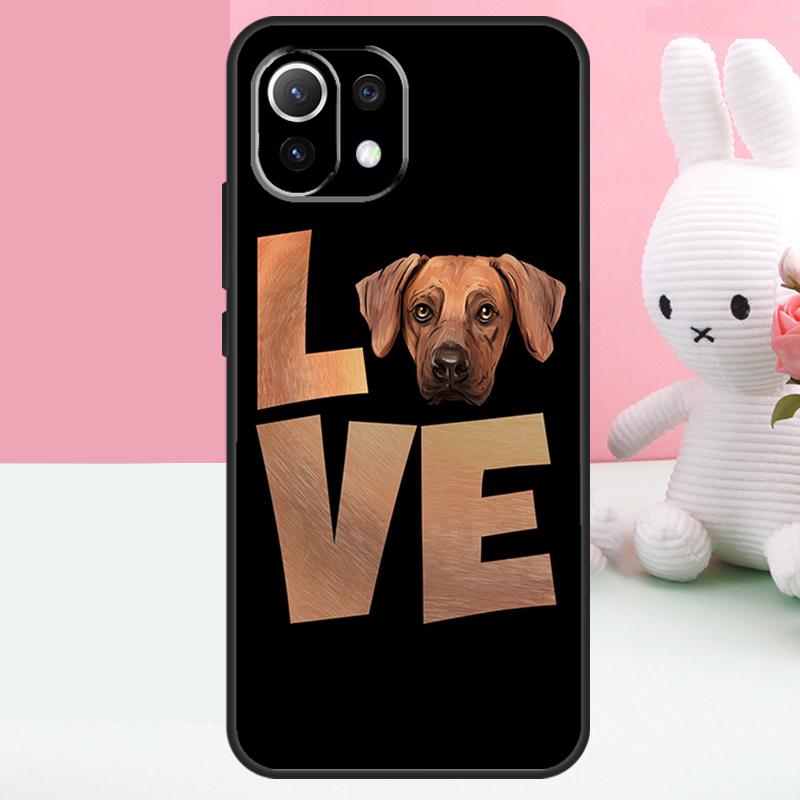 Rhodesian Ridgeback Dog Case For Xiaomi 14 15 Ultra 15T 13T 14T 17 Pro Max POCO F8 Ultra X7 X5 X6 Pro F5 F6 F7 Funda