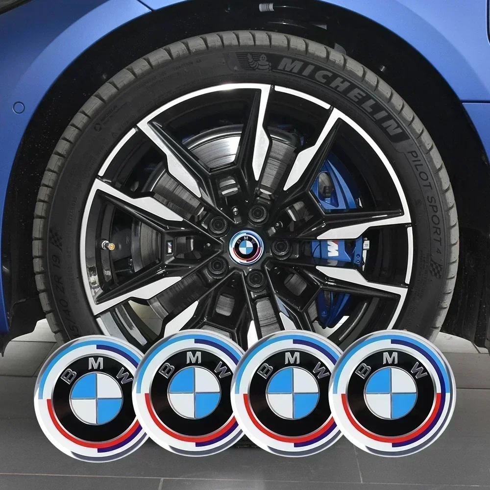 For BMW 5 Series E28 4pcs 56/68mm Car Styling Wheel Center Hub Cap Auto Rim Covers For BMW E36 E46 E53 E90 E60 E61 E93 E87 X1 X3 X5 F30 F20 G30