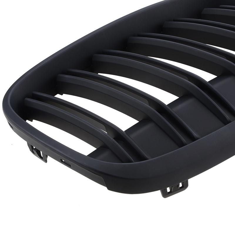 Передний бампер, решетка для почек, гоночная одинарная двойная решетка, подходит для BMW X1 F48 F49 2016-XDrive, автомобильные аксессуары, модифицированные