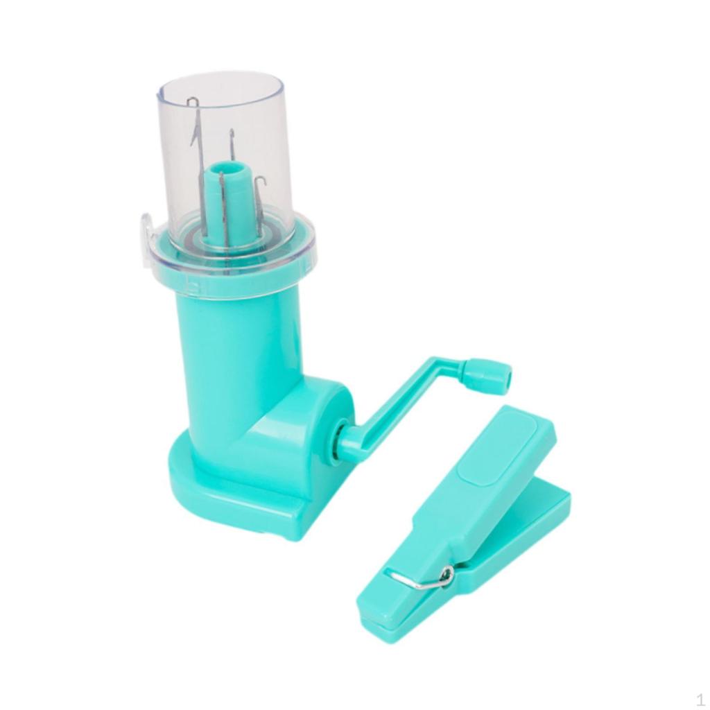 Compact Manual Knitting Machine, Hand Operated Cord Weaver for Home Use