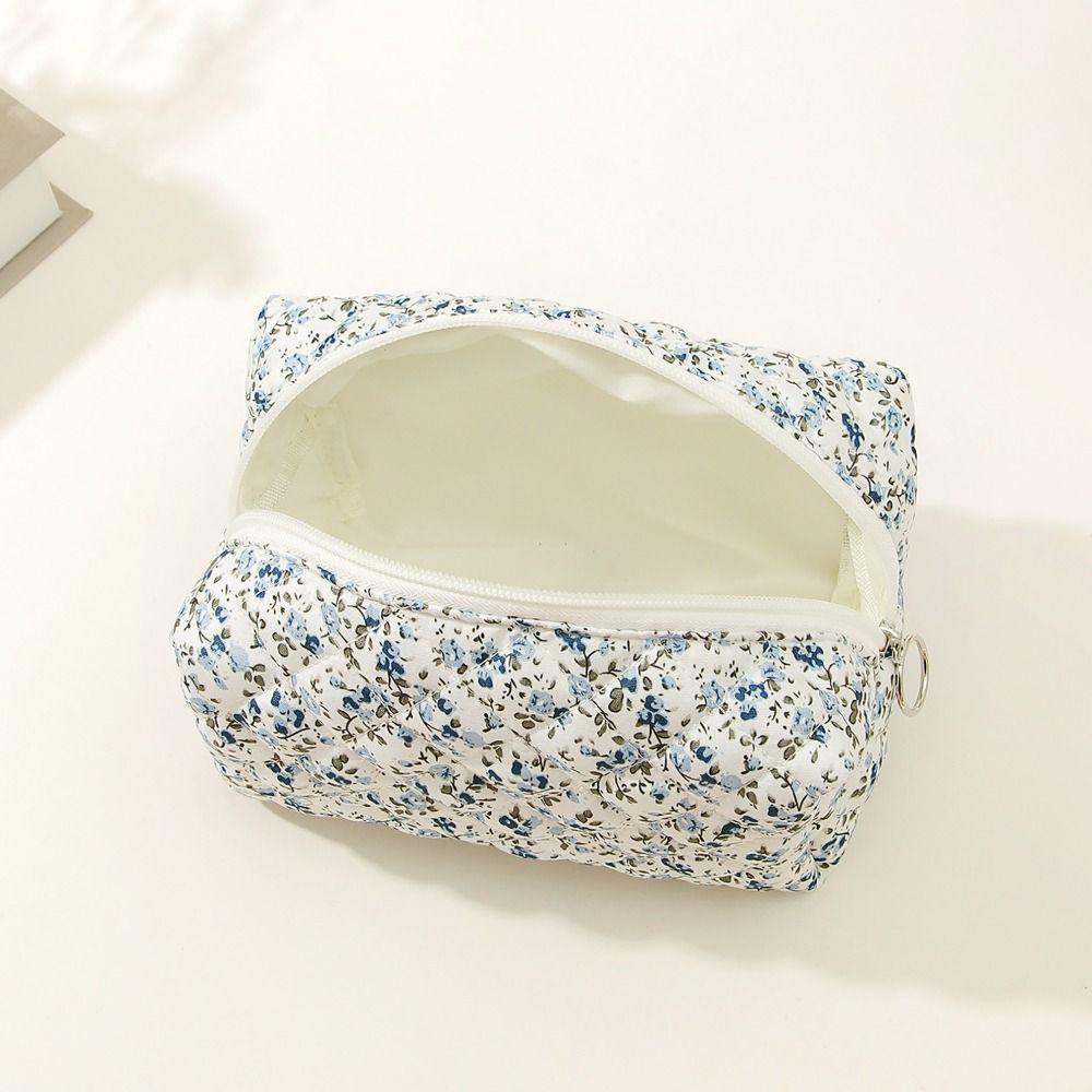 Косметичка Большая дорожная косметичка с цветочным принтом Сумка для туалетных принадлежностей для женщин и девочек