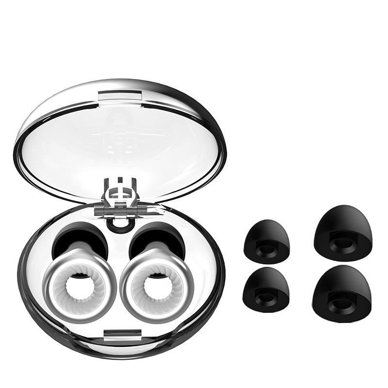 Шумоподавляющие бесшумные металлические силиконовые беруши с петлей-кольцом для сна и плавания