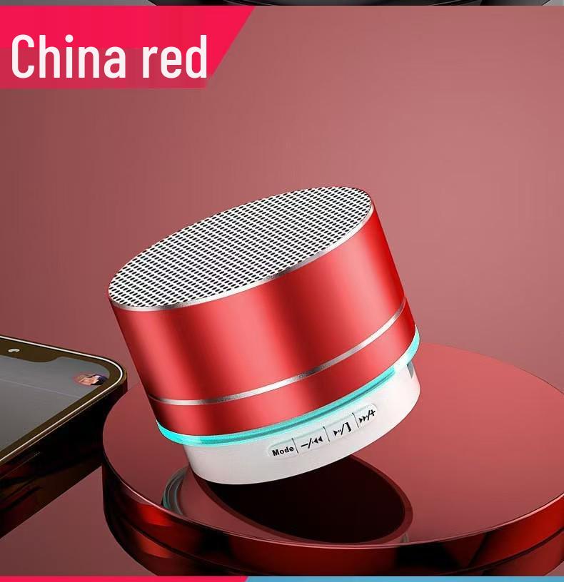 A10 Мини Металлический Bluetooth Динамик с Сабвуфером, USB, Беспроводной и Поддержкой Карт для Мобильного Телефона, Компьютера и Ноутбука.
