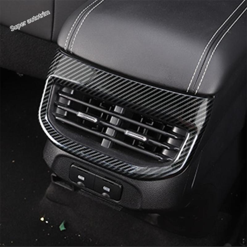 Armrest Box Air AC Conditioning Outlet Frame / Rear Cigarette Lighter USB Panel Cover Trim Accessories For Haval H6 - 2024