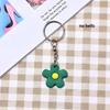 Корейский маленький карамельный цветок брелок для женщин девушка колокольчик брелок для ключей автомобиля сумка подвески кулон вечерние ювелирные изделия