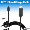 0,9 м Di2 11-скоростной USB-кабель для зарядки с надежным защелкивающимся дизайном, USB-кабель для зарядки с индикатором зарядки для адаптерного кабеля 8070
