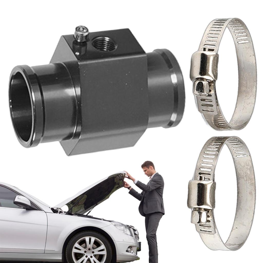 Joint Pipe Gauge, Aluminum Alloy Hose Adapter, Automotive Temperature Fitting Adapter Sensor Gauge