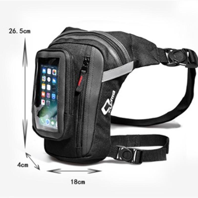 Мотоциклетная поясная сумка, Мотоциклетная поясная сумка, Прочный оксфорд, Водоотталкивающая, Сумка для рук для велосипеда, велоспорта, путешествий