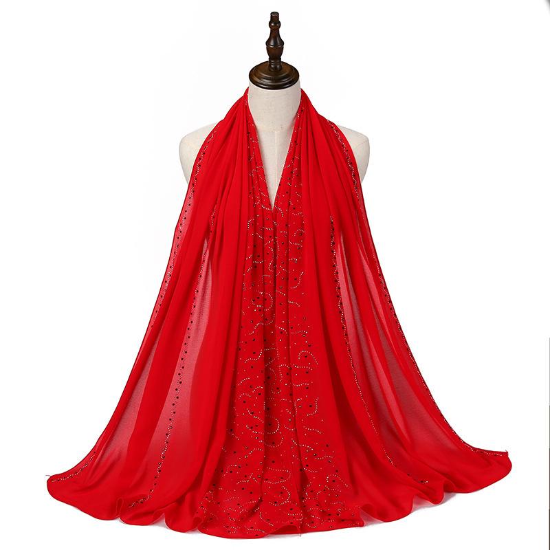 Новый Летний Роскошный Элегантный Женский Шелковый Шарф Пляжный Накидка Шаль Шифоновая Блестящая Бандана Защита от Солнца Хиджаб Женский Шарф Парео Платок