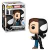 Funko Marvel Peter Suit Vinyl Shop Exclusive Pop! #1478 Parker/Symbiote Bobblehead, 3.8 Inches,