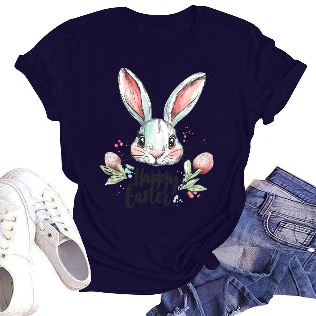 Женская повседневная свободная футболка с принтом, круглый вырез, пуловер, короткий рукав, топ