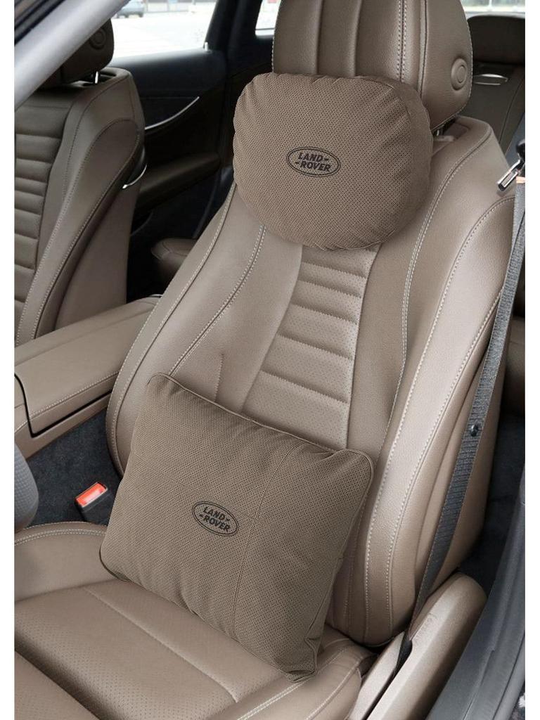 Замшевая подушка для шеи и поясницы для моделей Range Rover Sport, Discovery Sport, Evoque, Velar и Guardian