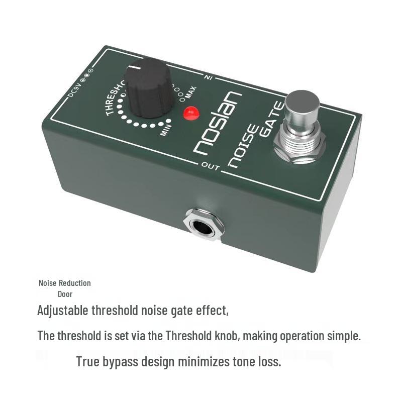Electric Guitar Distortion & Reverb Effects Pedal