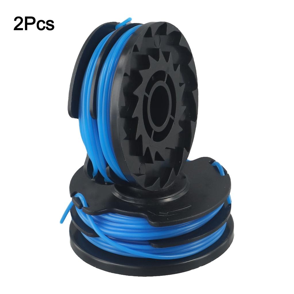 Катушки с леской с автоматической подачей двойной лески для электрического триммера