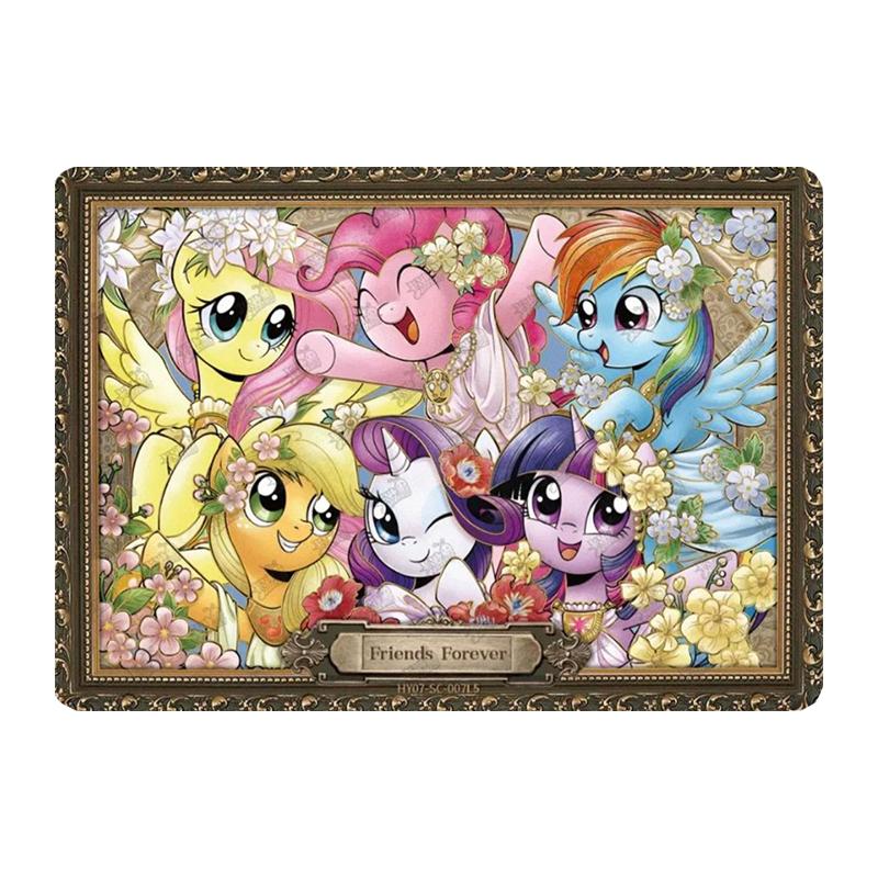 Genuine My Little Pony Card Friendship Eternal 6 7 8 Huiyue Series SC SLR SGR UR Cute Princess Anime Collectible Cards Toy