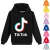 Children's Clothing 4 To 14 Years Old New Fashion Children Boys and Girls TIKTOK Printed Casual Hoodies