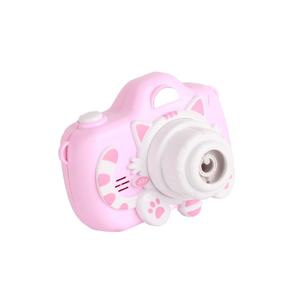 Children Camera Bubble Machine Braces Design Outdoor Soap Blow Bubbles Toys with Light Music