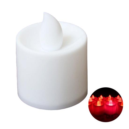 1/3/6/24 шт./компл. небольшой чайный восковой светильник, красивый без тепла для вечеринки