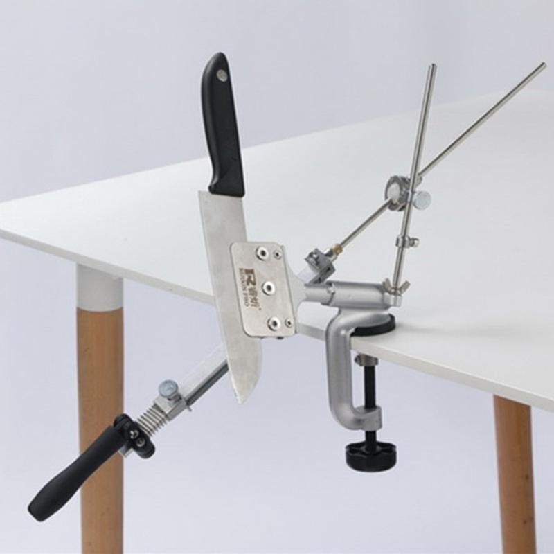 Наборы точилок для ножей RX-008 Профессиональная точилка для ножей Вращение на 360° Модернизированный металлический фиксированный угол Регулируемый