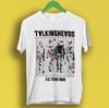 Talking Heads 1980 US Tour Панк-рок Постер Музыка Ретро Крутой Подарок Футболка Чистый Хлопок Всесезонная Для Пары Уличный Стиль Футболка