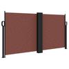 Retractable Side Awning Brown 120 x 1200 cm