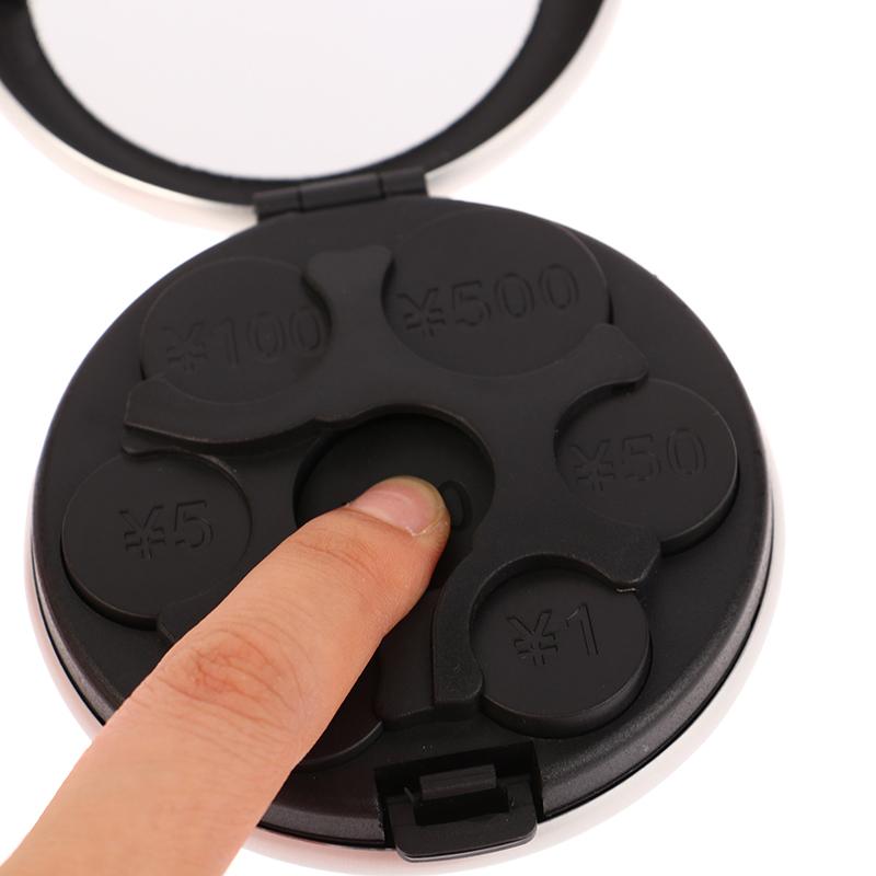 1 шт. кошелек для сбора монет, кошелек-органайзер, держатель для автомобиля, держатель для монет, мини-японский диспенсер для монет, пластиковая коробка для хранения