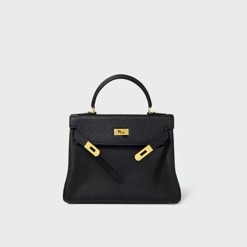 Женская сумка из высококачественной коровьей кожи первого слоя с узором личи, на плечо, кроссбоди